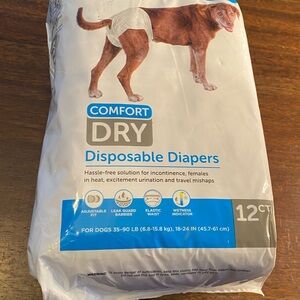 Comfort Dry Disposable Dog Diapers
